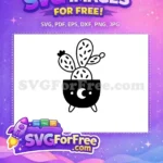 Free Numberblock One Cactus Outline Free Smiling Character Numberblocks Free SVG - Instant Download