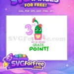 Free Smiling Cactus Pink Pot Free Red Flower Heart 3rd Grade On Point Free SVG - Instant Download