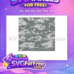 Free Digital Camo Pattern Free Grey Pixelated Design Army Background Free SVG - Instant Download