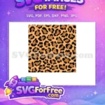 Free Leopard Print Pattern Free Camouflage Background Animal Spots Free SVG - Instant Download