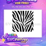 Free Zebra Print Pattern Free Camouflage Background Animal Print Design Free SVG - Instant Download