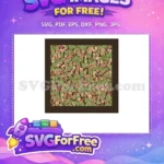 Free Green Brown Camo Free Abstract Pattern Background Free SVG - Instant Download
