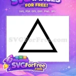 Free Black Triangle Symbol Free Bleach Care Instructions Free SVG - Instant Download