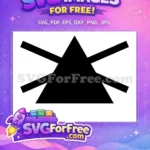Free Deathly Hallows Symbol Free T-shirt Care Instructions Harry Potter Free SVG - Instant Download
