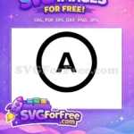 Free Any Solvent Symbol Free Black and White Design Care Instructions Free SVG - Instant Download