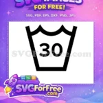 Free Machine Wash At 30 Degrees Free Laundry Symbol Care Instructions Free SVG - Instant Download