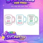 Free Mug Care Instructions Free Colorful Thank You Mug Free SVG - Instant Download