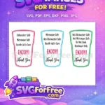 Free Printable Tumbler Instructions Free Handwash Only Care Instructions Free SVG - Instant Download