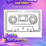 Free Retro Cassette Tape Free Imperial Cog Reels Star Wars Free SVG - Instant Download
