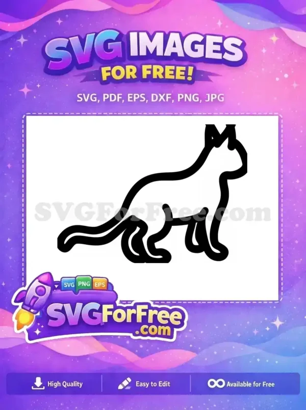 Discover this free abstract SVG design, a bold black flowing graphic on a white background for diverse creative projects.