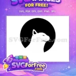 Free Black Cat Silhouette Free Sitting Pet Outline Halloween Free SVG - Instant Download