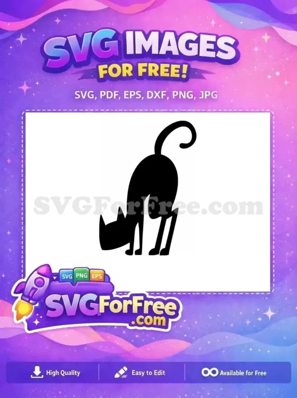 A free minimalist black SVG image, offering a blank canvas for diverse creative projects. Download this free design now!