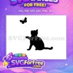 Free Grinning Black Cat Free Mysterious Smile Alice Wonderland Free SVG - Instant Download