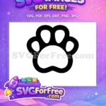 Free Black Cat Silhouette Free Sitting Curled Tail Feline Design Free SVG - Instant Download