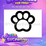 Free Black Cat Silhouette Free Whiskers and Tail Design Free SVG 2 - Instant Download
