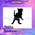 Free Dancing Black Cat Free Tiny Wings Sassy Strut Free SVG - Instant Download