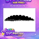 Free Black Silhouette Free Heimlich Caterpillar A Bug's Life Free SVG - Instant Download