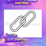 Free Character One Smiling Free Chain Design Art Free SVG - Instant Download