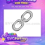 Free Blocky Character Chain Free Pixelated Hero Design Minecraft Free SVG - Instant Download