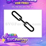 Free Abstract Geometric Squares Free Linked Black Blocks Chain SVG Free SVG - Instant Download
