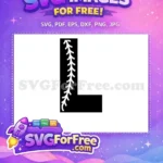 Free White Baseball Stitch Free Classic Sports Design Chicago White Sox Free SVG - Instant Download