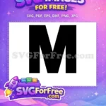 Free Black M Logo Free Team Design Chicago White Sox Free SVG - Instant Download