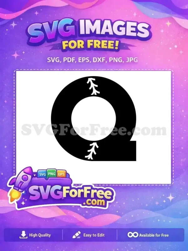 A free abstract circular design featuring a bold black incomplete ring with two stylized white arrows. Get this free vector now!