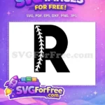Free Black R Free Baseball Stitching Chicago White Sox Free SVG - Instant Download
