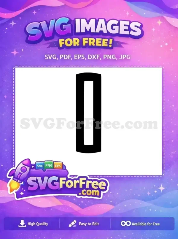 Discover this free design: a striking black rounded rectangle with a clean white inner space, ideal for modern graphics.