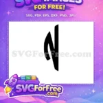 Free Gothic Style N Free Calligraphy Letter Chicago White Sox Free SVG - Instant Download