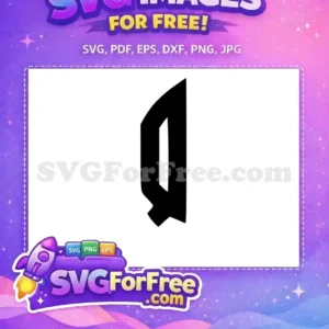 Free Stylized Number One SVG Design – Gothic Font Art A free stylized gothic number one vector graphic, perfect for unique designs. Download this free SVG now!