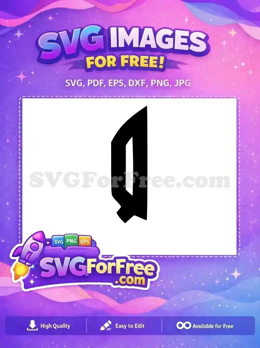 A free stylized gothic number one vector graphic, perfect for unique designs. Download this free SVG now!
