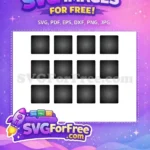 Free Gradient Black Tiles Free Modern Christian Design Religious Art Element Free SVG - Instant Download