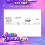 Free brown pink quote Free Christ design Christian Free SVG - Instant Download
