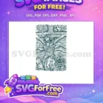 Free Crown of Thorns Free Abstract Swirls Jesus Christ Crucifixion Free SVG - Instant Download