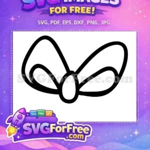 Charming Free Bow Outline SVG Design for Your Projects A delightful free hand-drawn style bow outline, ideal for crafters and designers. Download this free SVG design now!