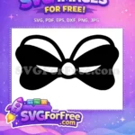 Free Black Ribbon Free Simple Holiday Design Christmas Decoration Free SVG - Instant Download