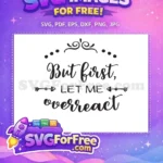 Free Humorous Quote Free Black Script Arrows Christmas Design Free SVG - Instant Download