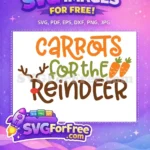 Free Orange Carrots Free Rudolph Reindeer Christmas Free SVG - Instant Download