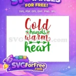Free Red Green Quote Free Heart Mittens Christmas Designs Free SVG - Instant Download