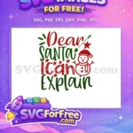 Free Red Green Free Snowman Stars Christmas Quote Free SVG - Instant Download
