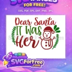 Free Guilty Red Snowman Free Funny Christmas Quote Christmas Designs Quotes Free SVG - Instant Download
