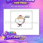Free Angry Santa Free Delivery Quote Christmas Designs Quotes Free SVG - Instant Download