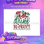 Free Red Green Quote Free Shamrocks Lights Christmas Free SVG - Instant Download