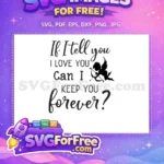 Free Black Cupid Free Forever Love Quote Valentine's Day Free SVG - Instant Download