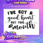 Free Sassy Quote Free Bold Lips Design Christmas Designs Quotes Free SVG - Instant Download