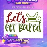 Free RedLets Free GreenBaked Christmas Sleigh Quote Free SVG - Instant Download