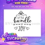 Free baby quote Free heart design Christmas Free SVG - Instant Download