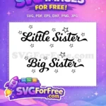 Free Black Sister Free Curly Stars Christmas Quotes Free SVG - Instant Download