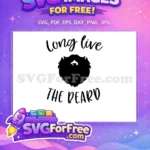 Free Black Beard Cursive Text Free Festive Christmas Typography Holiday Free SVG - Instant Download